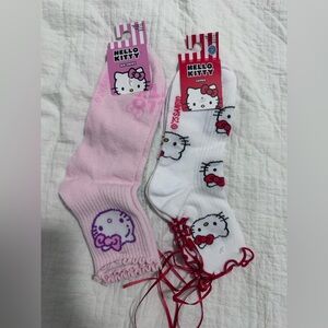 Hello Kitty Pink and White Kids Socks Set